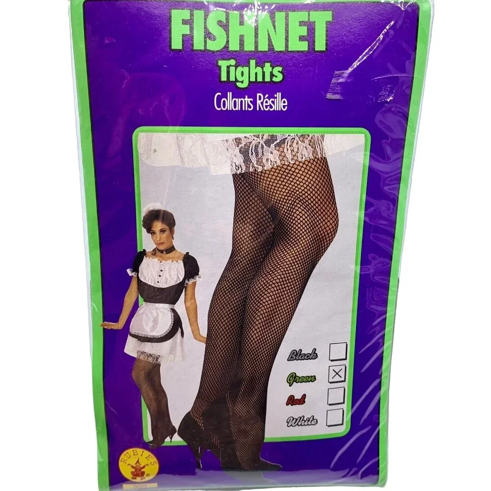 Sexy Green Fishnet Stockings Tights Cosplay Pantyhose Costume Gothic OS Fun